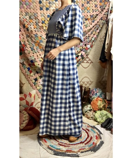70's plaid dress