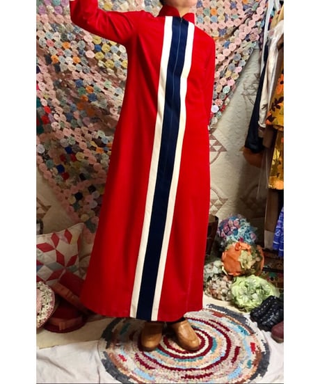 70's fleece dress