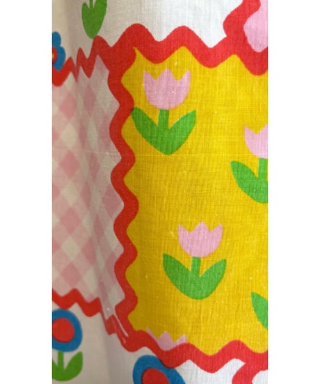 super wide leg pants（70s fabric）