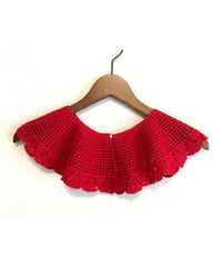 crochet collar（red）