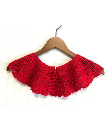 crochet collar（red）