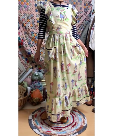 holly hobbie apron dress