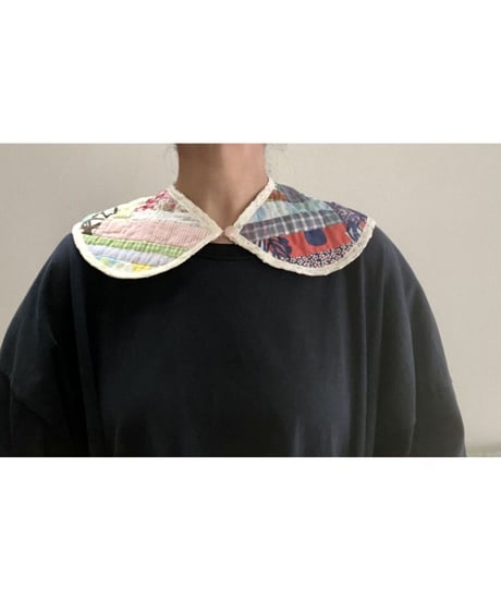 【Quilt original 】patchwork quilt collar ⑤