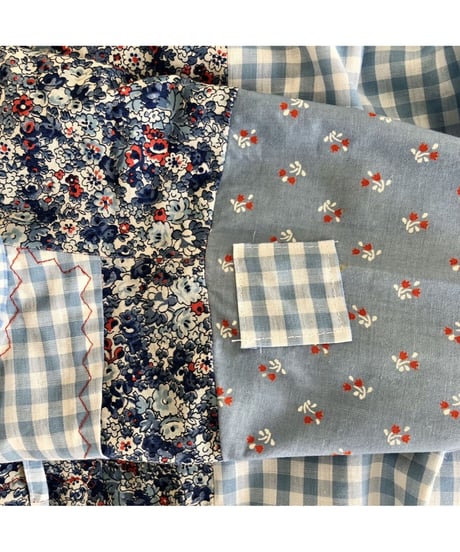 flower plaid dress