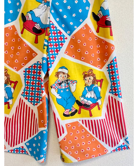Raggedy Ann & Andy wide leg pants（A）