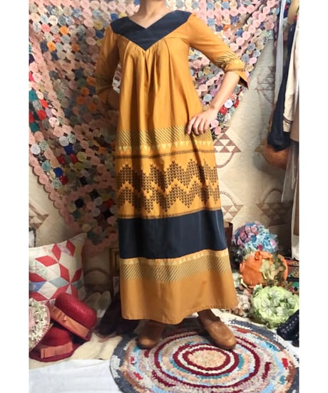 folklore print one-piece