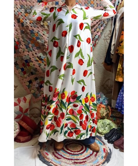 70's tulip dress