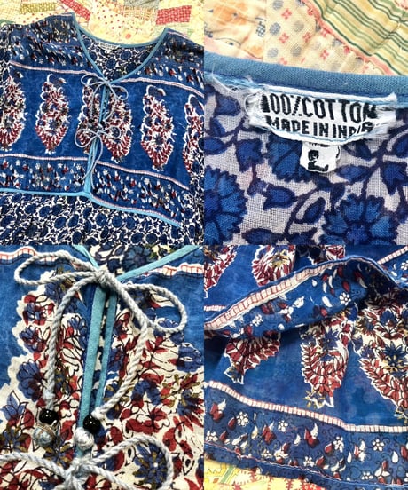 vintage indian cotton dress ③