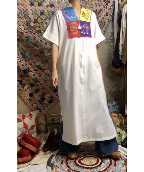 hand embroidered one-piece