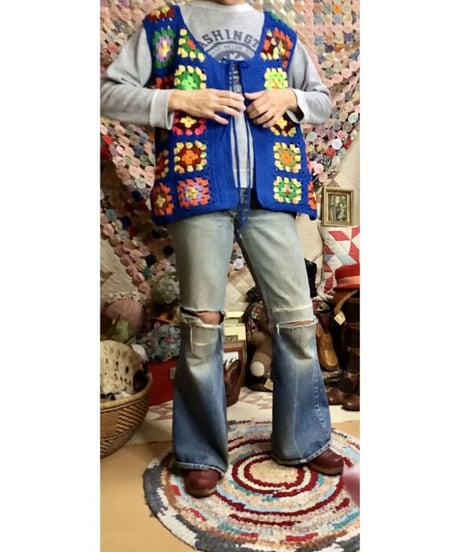 granny square vest