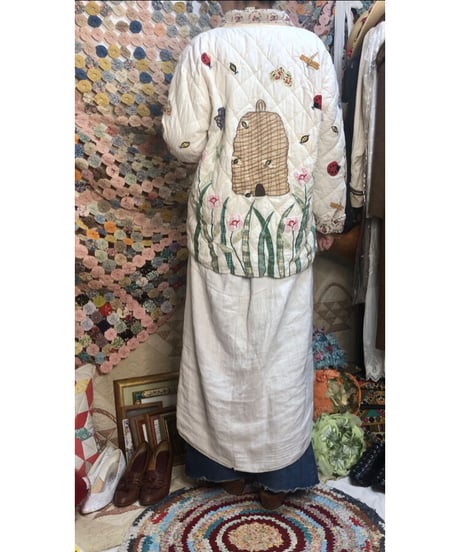 w.face patchwork quilting jacket