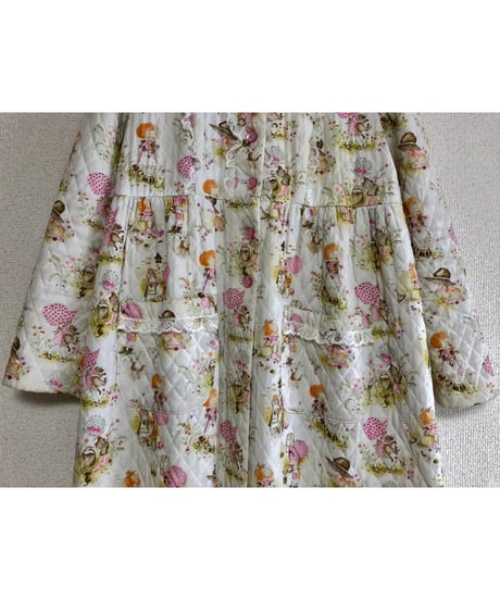 70s quilted sweet robe