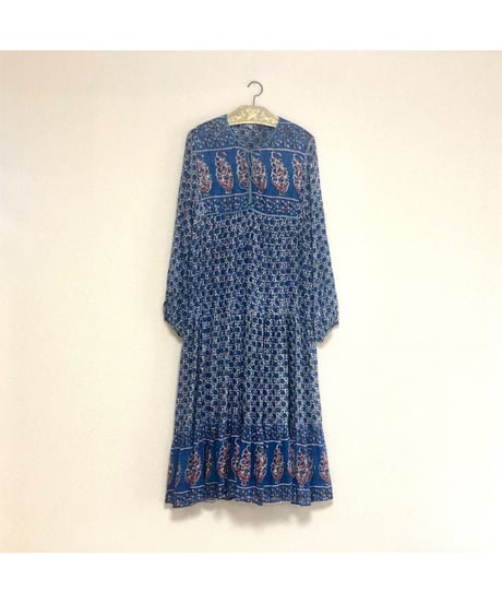vintage indian cotton dress ③