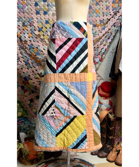 patchwork quilt skirt