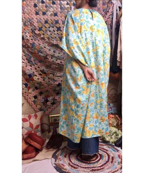 flower kaftan one-piece