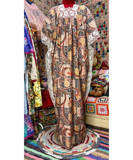 paisley maxi dress