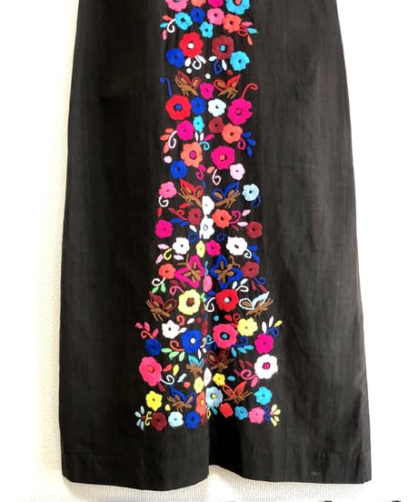 60-70's hand embroidered mexican dress