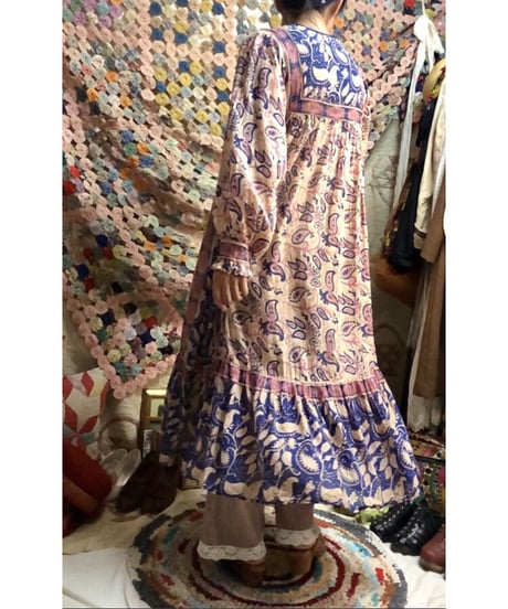 vintage indian cotton dress ③