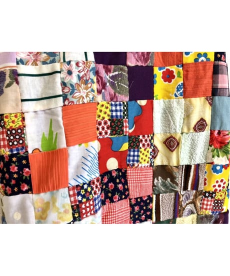 patchwork super wide pants