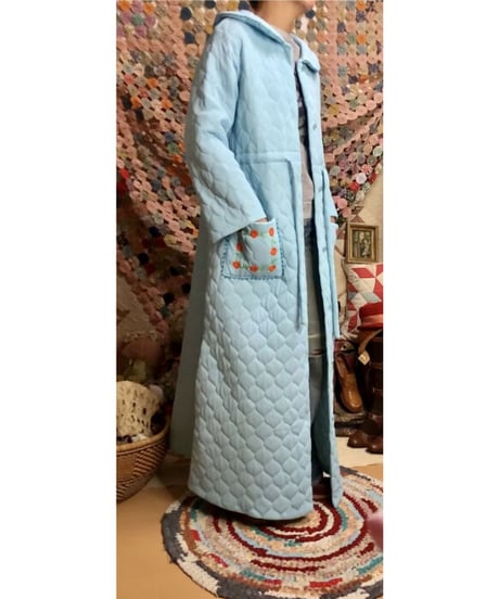 60s quilting robe（NOS）