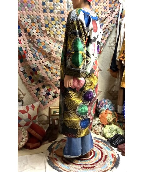 suzani embroidered robe