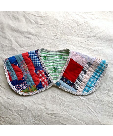 【Quilt original 】patchwork quilt collar ④