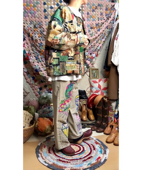 animal patch jacket