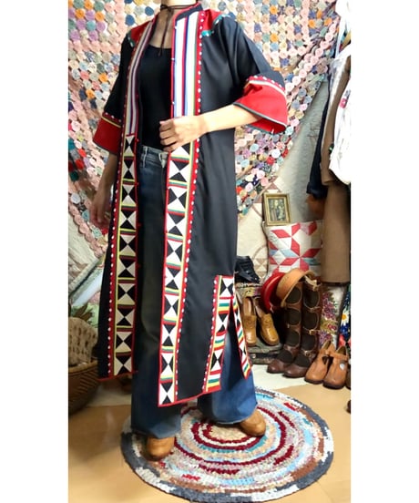patchwork ethnic dress