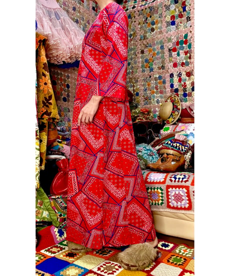 70s bandanna dress