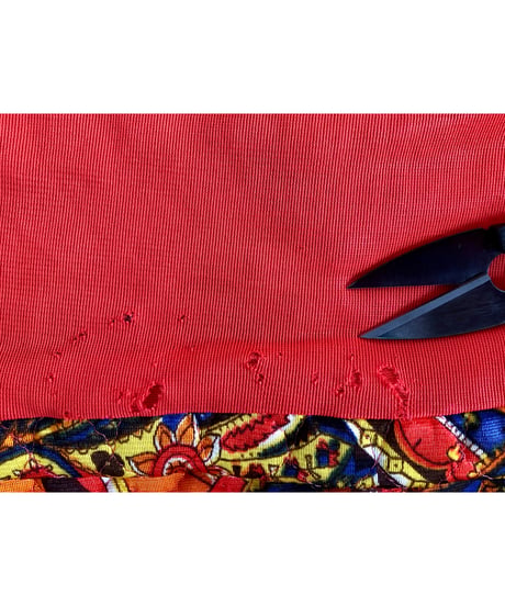 60s paisley quilting dress