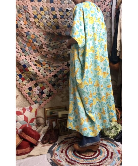 flower kaftan one-piece