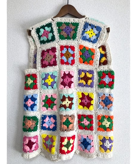granny square vest
