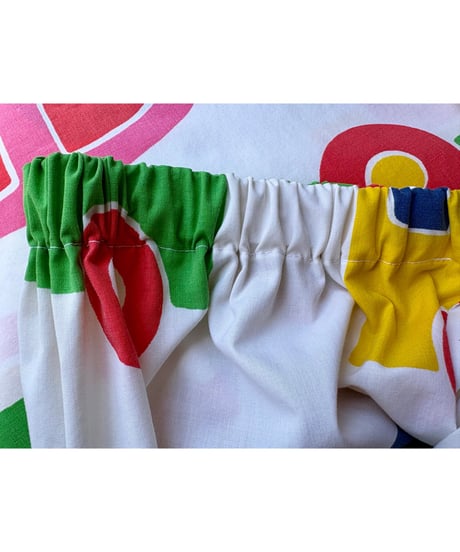 marimekko bo-boo super wide leg pants（70s fabric）