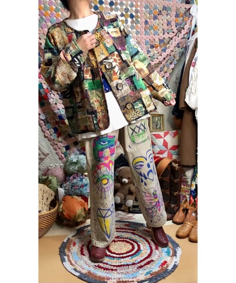 animal patch jacket