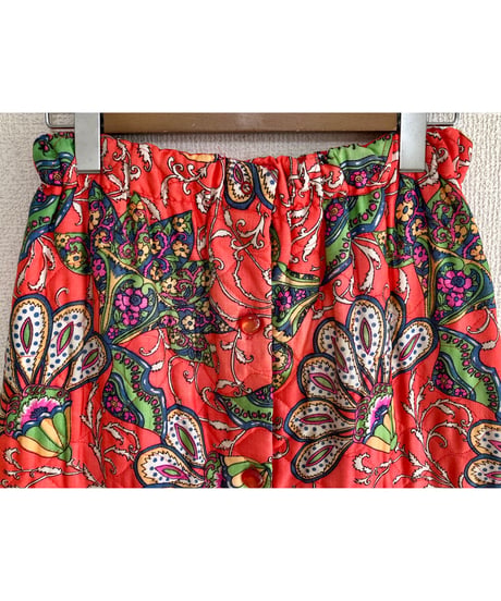 70s quilting flower skirt