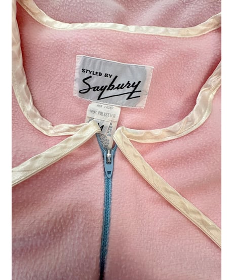 70s pastel fleece dress