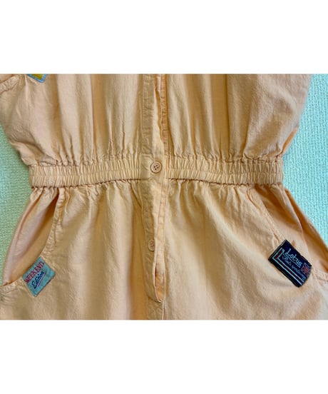 80s unique patch jump suits