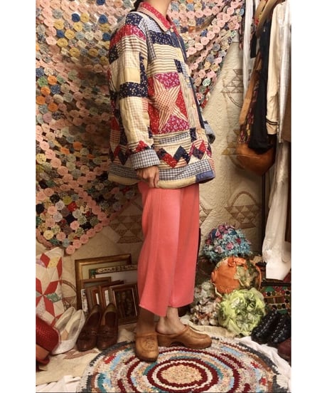 w.face  patchwork quilt  jacket