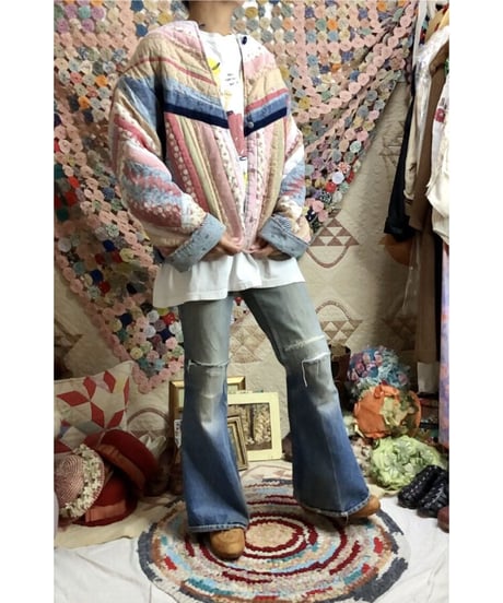 vintage patchwork quilt jacket