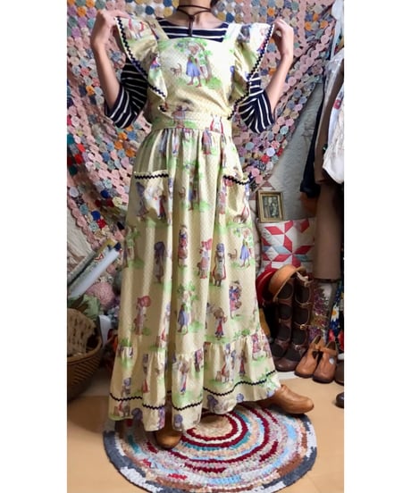 holly hobbie apron dress
