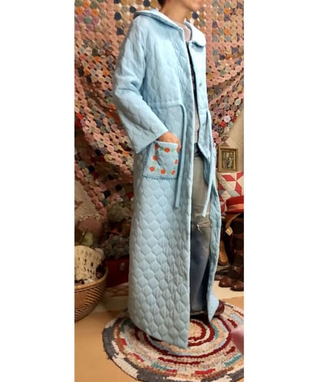 60s quilting robe（NOS）