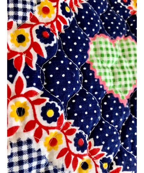 70s heart motif quietd skirt