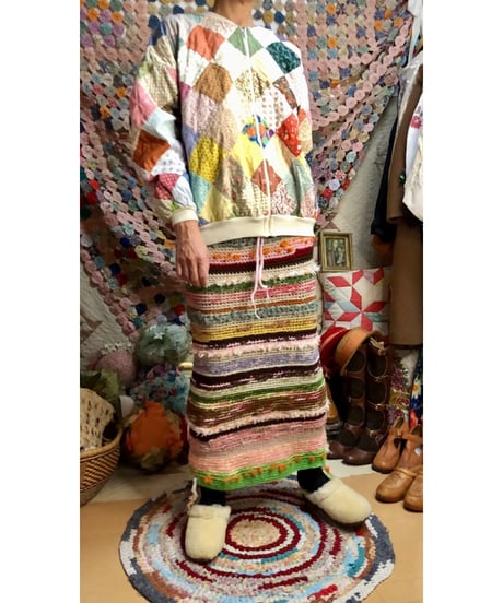 70-80s patchwork jacket