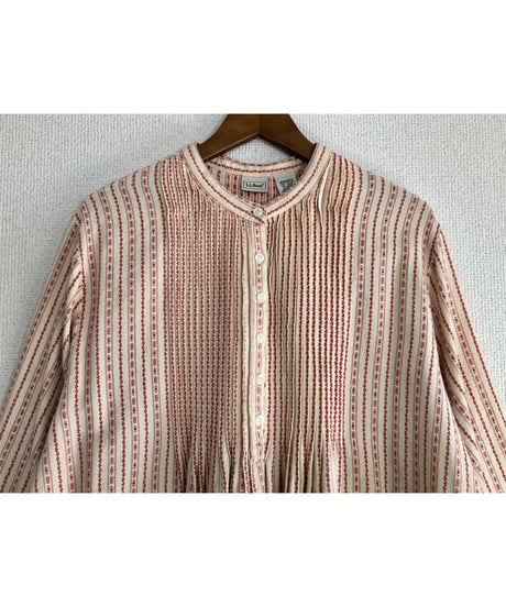 l.l.bean flannel dress（red）