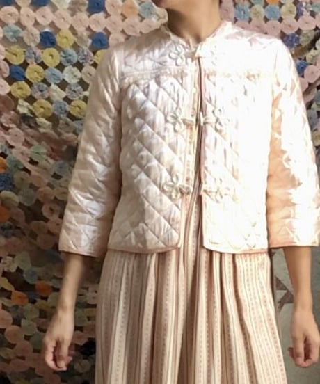 1950's quilting bed jacket