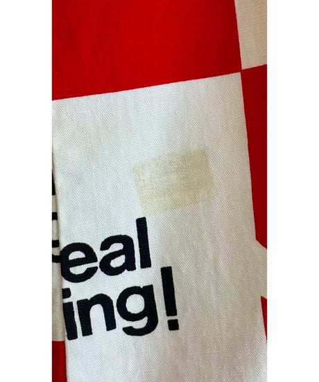 70s coca-cola print cotton pants
