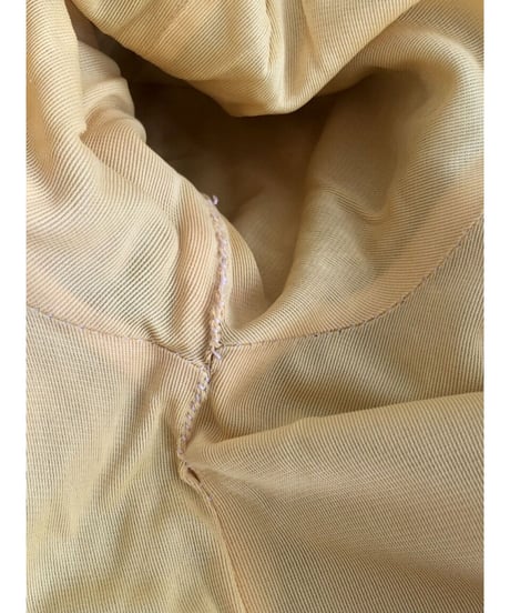 60's quilted flower robe