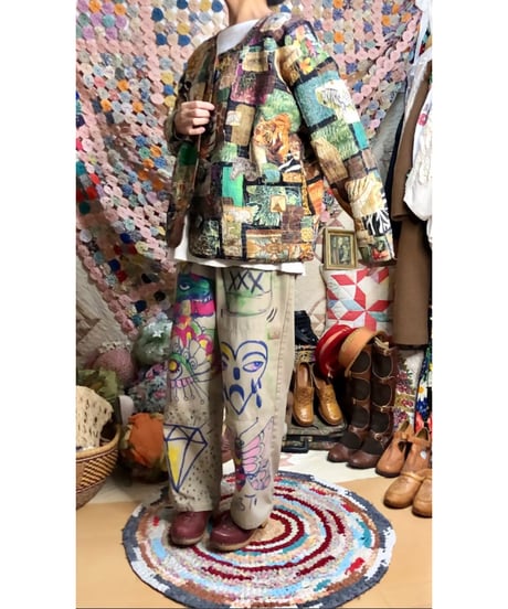 animal patch jacket