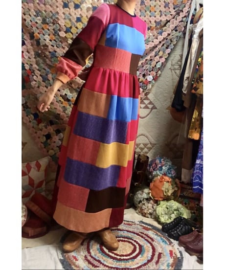 60's patchwork dress