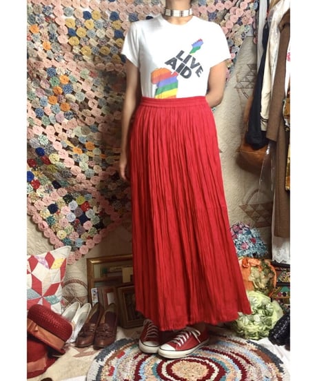 rayon shirring skirt